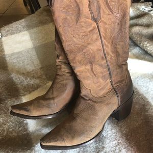 Amazing Dan Post vintage leather boots 8.5